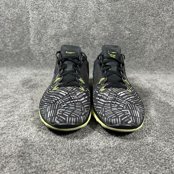 NIKE Free TR Fit 5.0 704695-017 Women's Sz 11 Black Metallic Volt Running Shoes - Picture 3 of 12